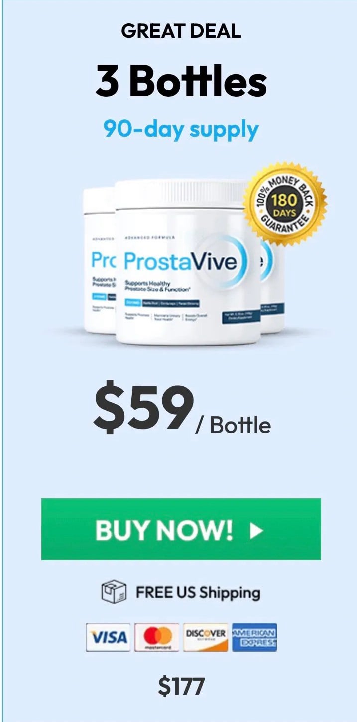 ProstaVive price 3 bottle